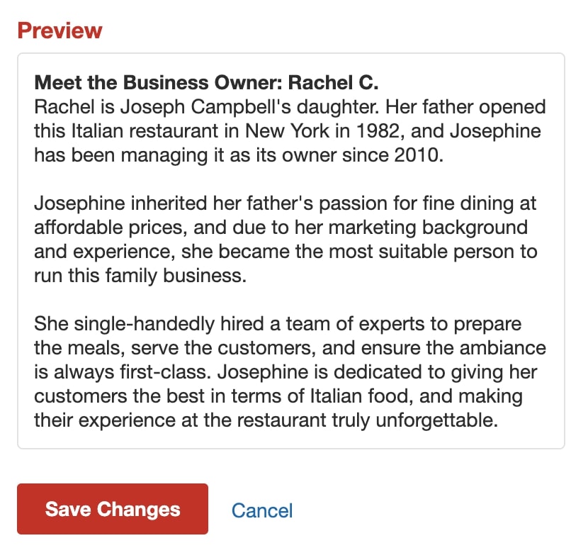 how to improve yelp reviews by making people feel closer to you