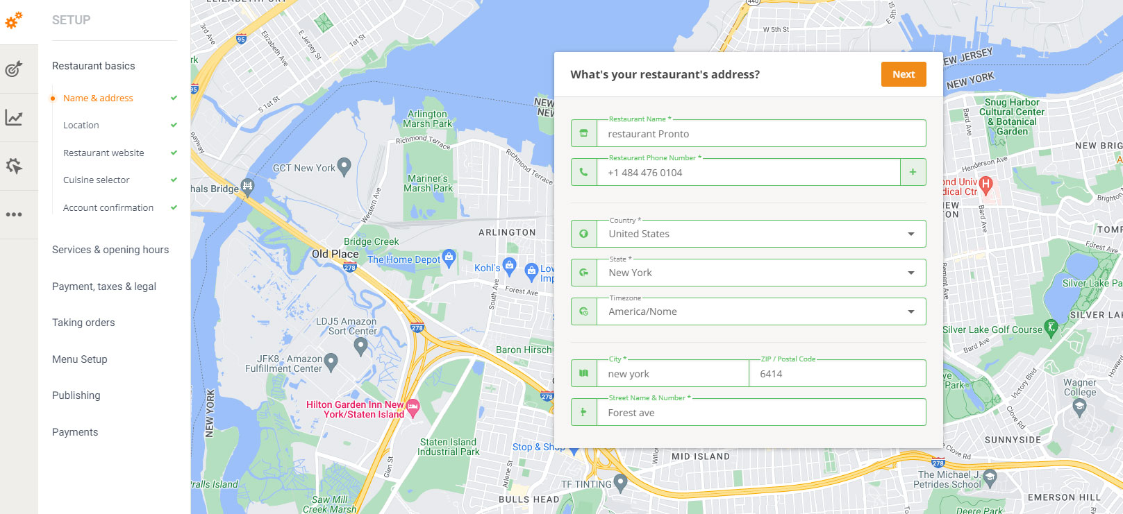 how to take table reservations