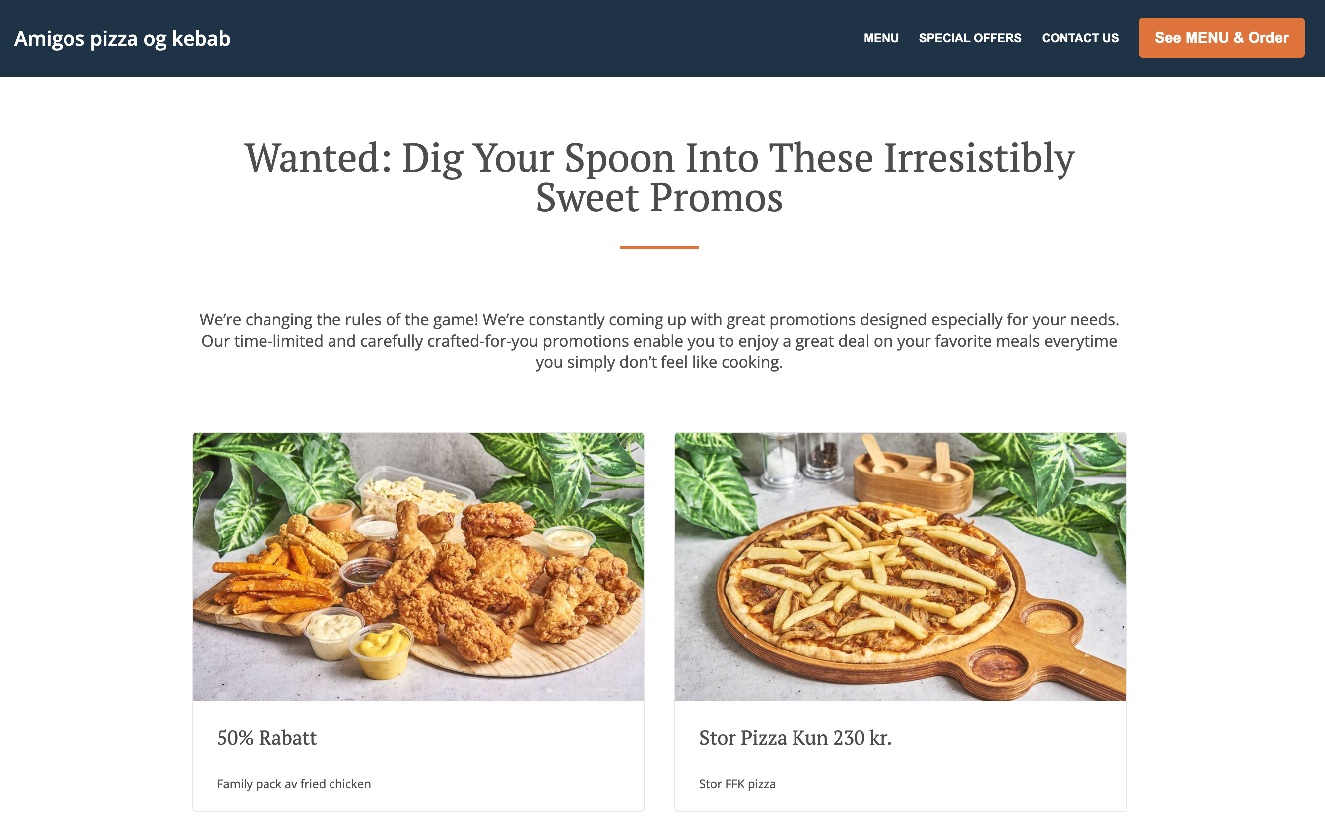 amigos pizza success story