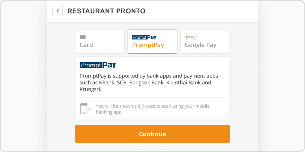 promptpay payment method