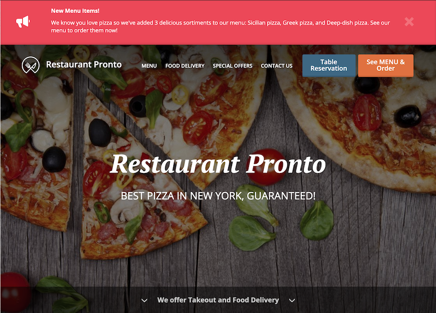 how to promote new menu items