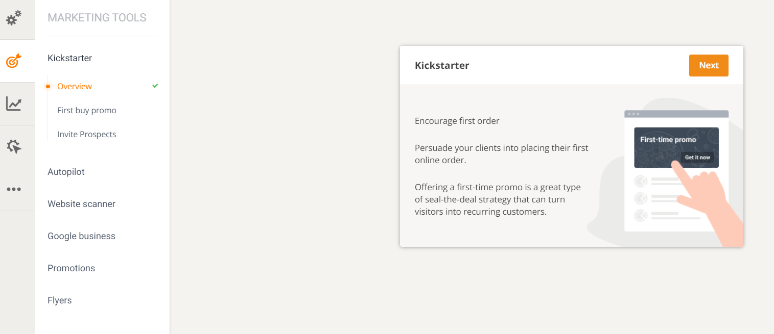 how to plan a restaurant grand opening: invite customers to order online