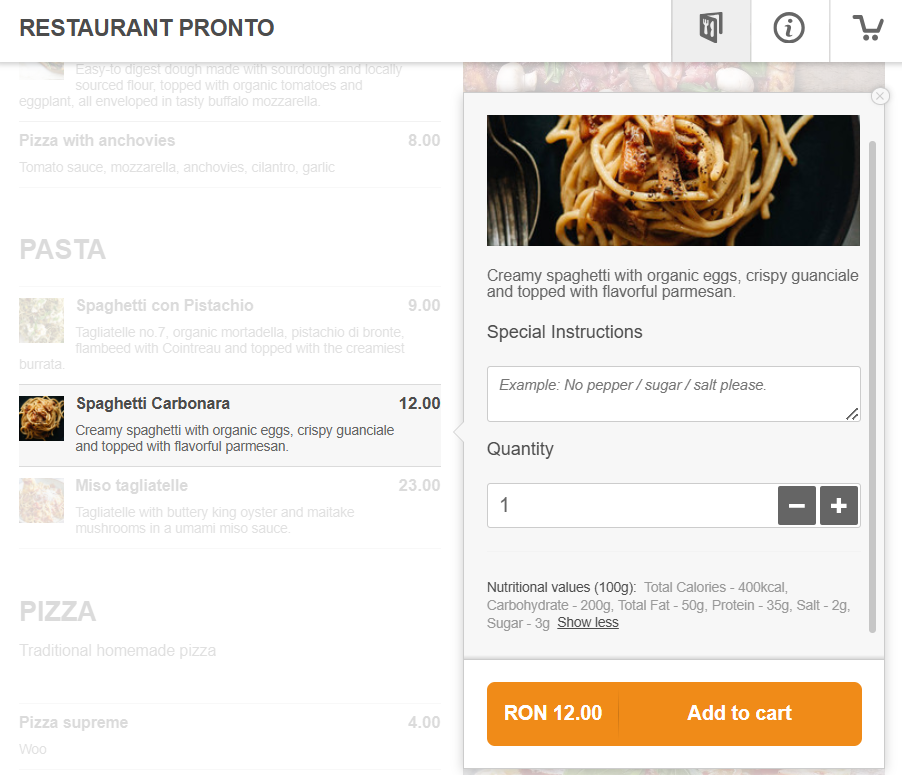 seasonal menu meaning
