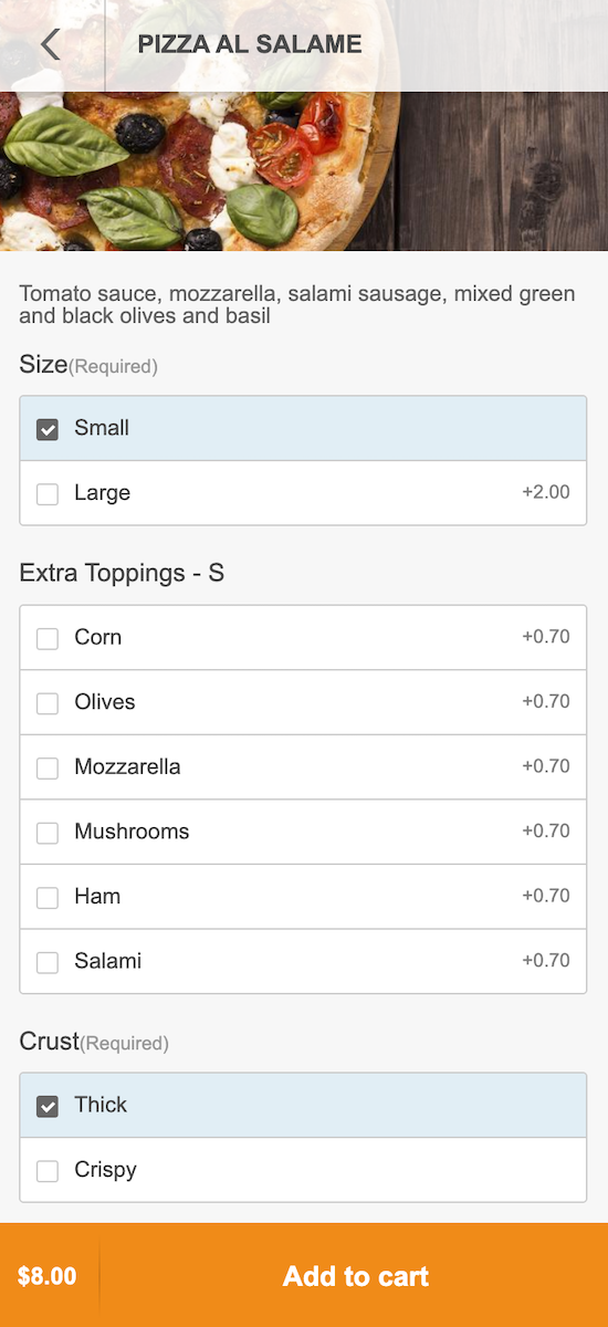 digital menu app for restaurants