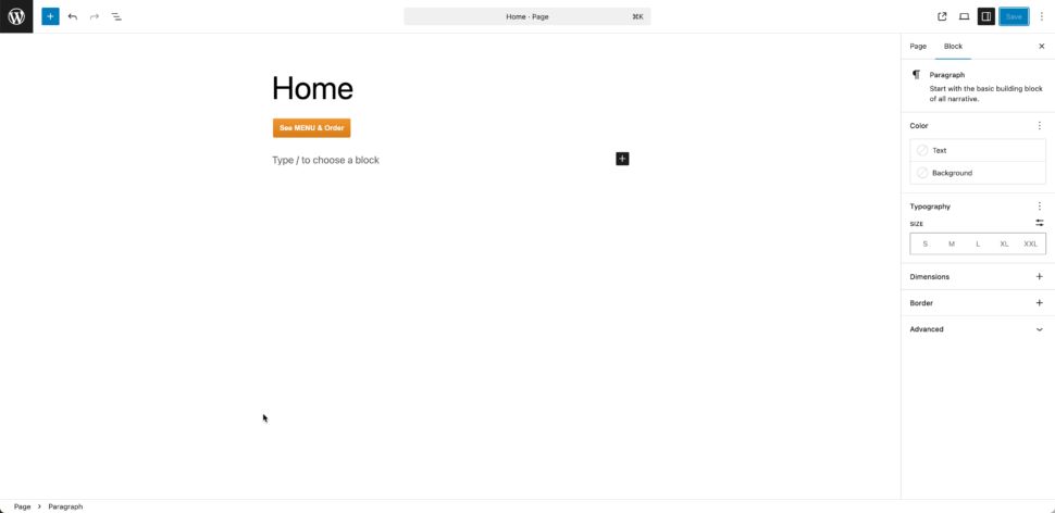 restaurant and cafe wordpress theme